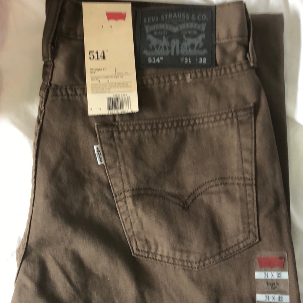 Men’s Levi’s 514 brown pants (W31/L32)